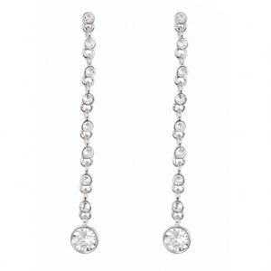 Givenchy Stone Linear Dangle Earrings